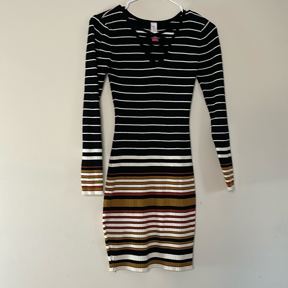 Multi color sweater dress